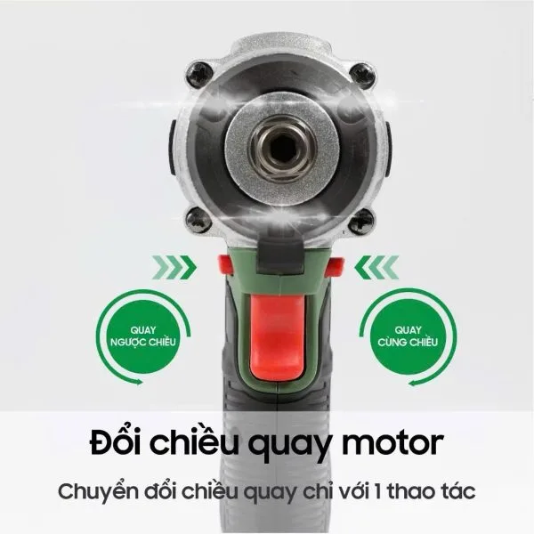 Bulong Akuza đầu 2 in 1 lực 350N bắn tôn, tháo lốp oto - Ảnh 2